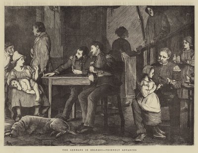 The Germans in Orleans, Friendly Advances by Robert Walker Macbeth